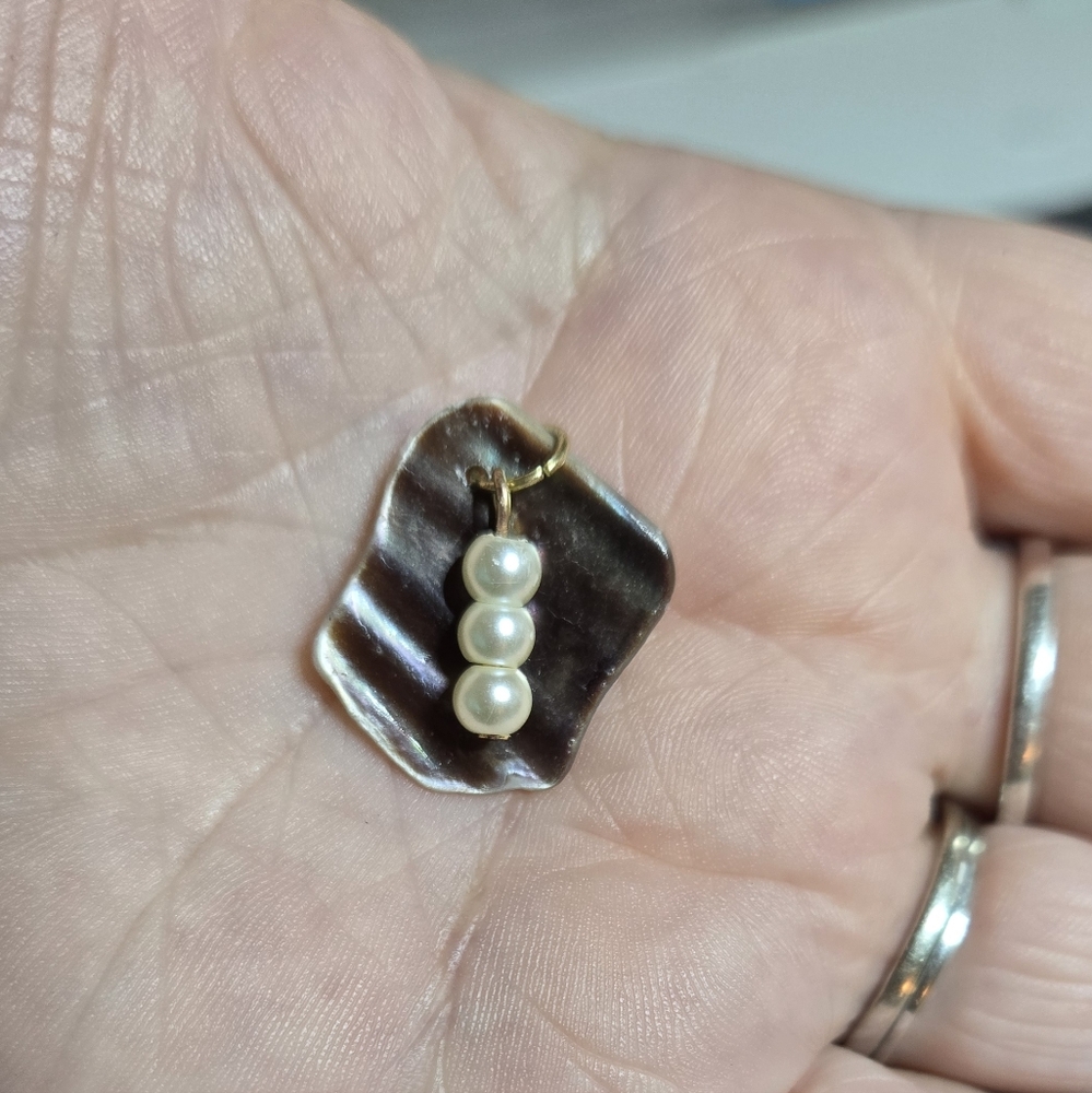 Elegant Pearl and Shell Earrings